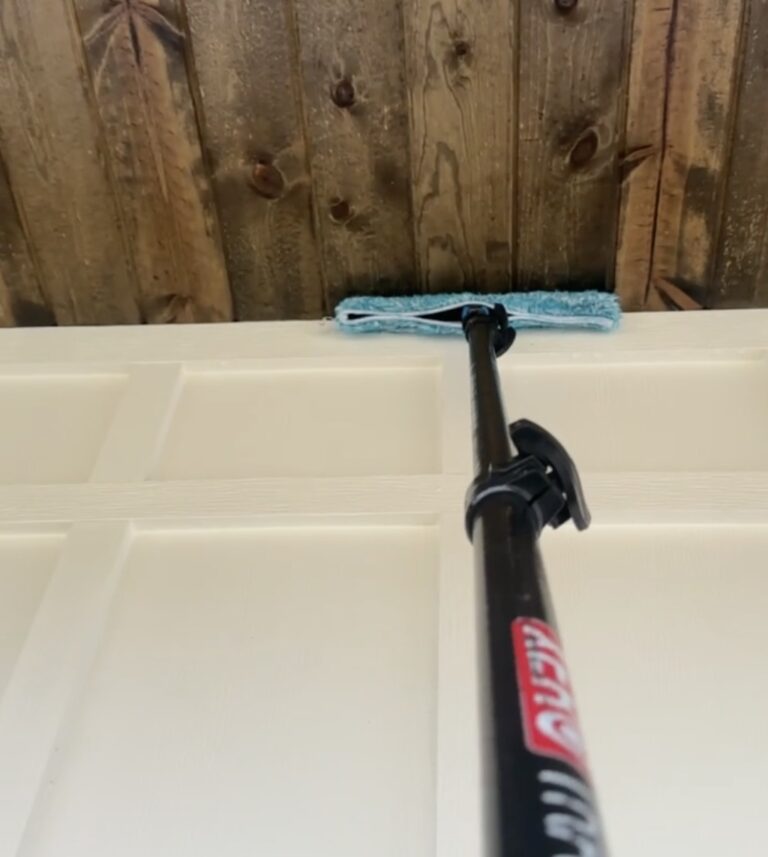 Detailing the customer wood ceilings in Navasota TX