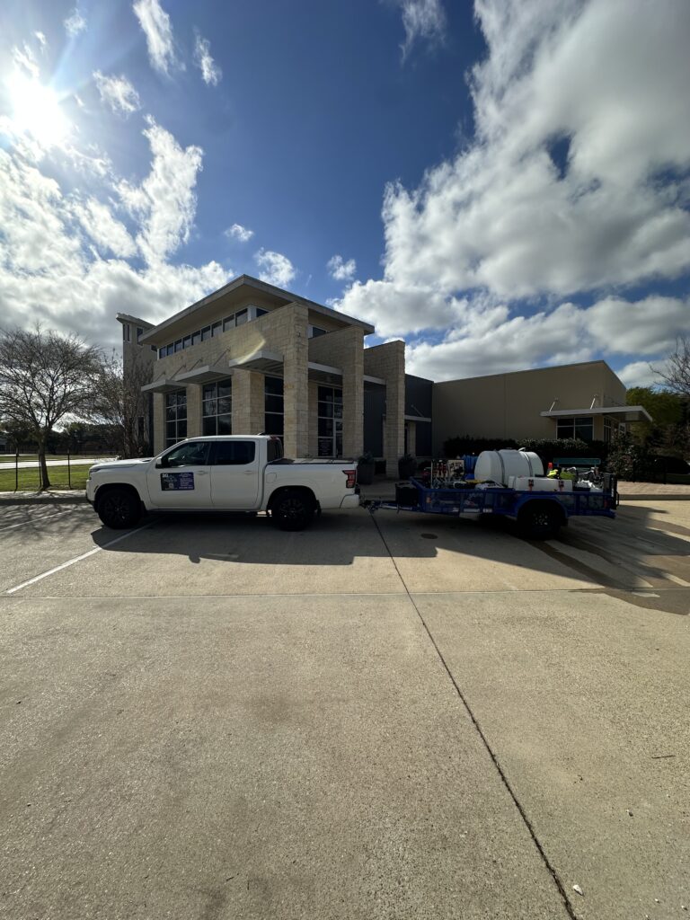 Commercial building wash in College Station TX