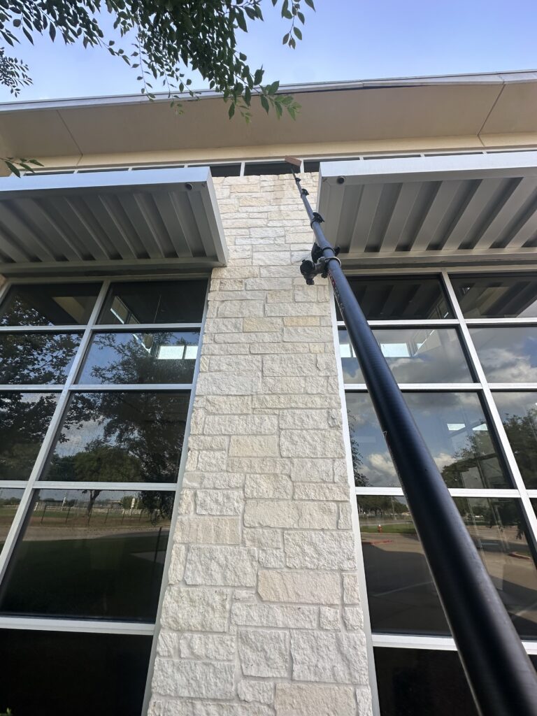 Commercial window cleaning in College Station TX
