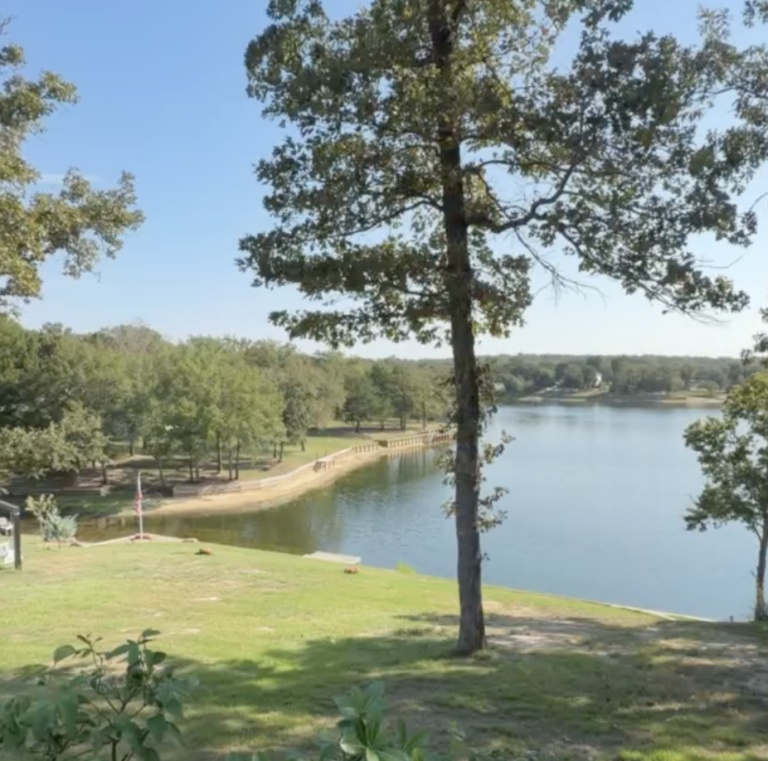 View from the house wash in Hilltop Lakes TX
