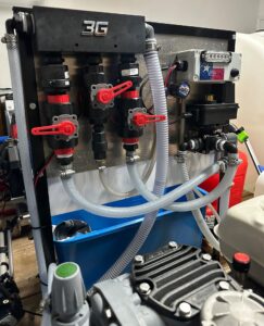3G Pressure Pro soft wash blend manifold used to mix cleaning solution